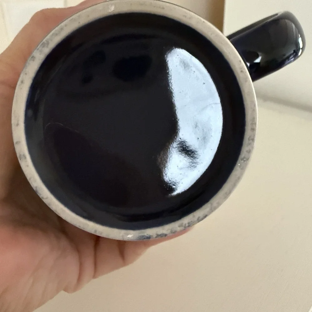 VTG Singapore Airlines Megatop 747 Black and Gold Coffee Tea Mug Cup with Logo